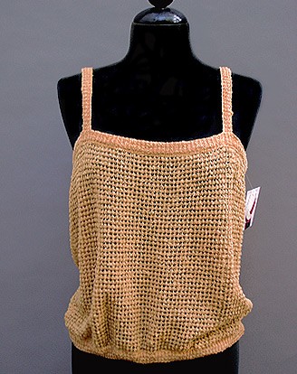 70S MISSONI<br>GOLD KNIT TANK 4/6